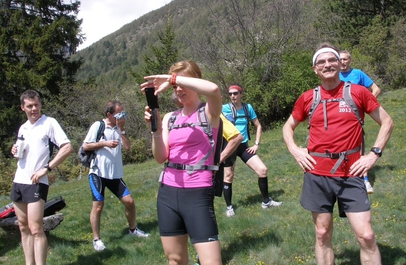 Bei einen kurzen Halt die schöne Aussicht geniessen