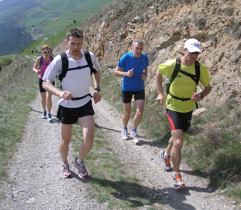 Im Laufschritt auf dem Vinschgauer Höhenweg