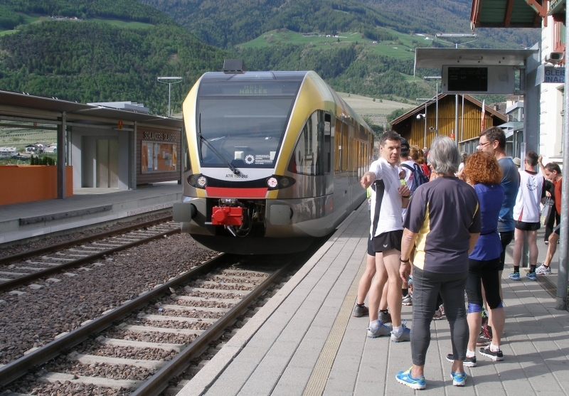 Mit dem Zug fuhren die Milas nach Eyrs