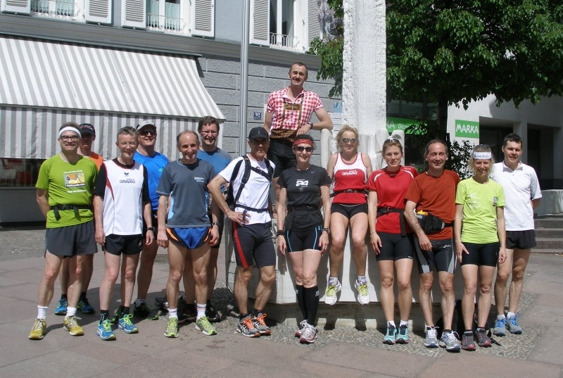 Ziel (Dorfbrunnen Schlanders) erreicht.