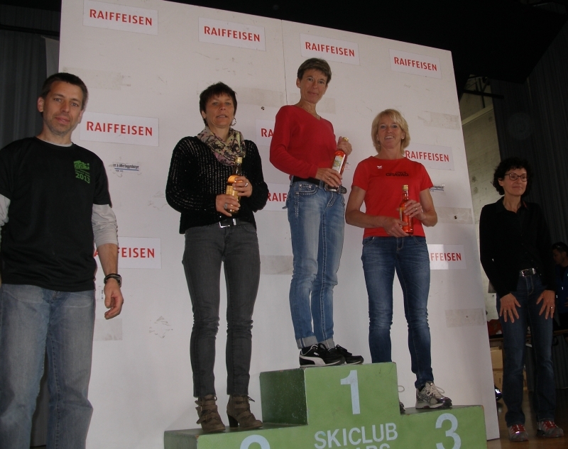 Siegerehrung mit Edith