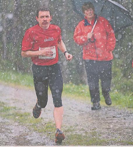 Roland im Schneegestöber