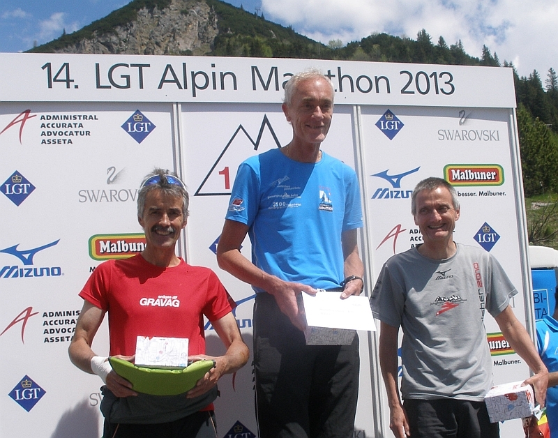 Siegerehrung M55: Rolf wird Zweiter