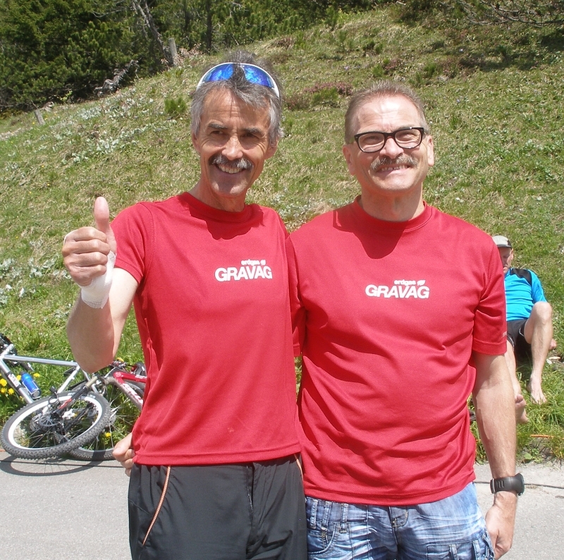 Rolf und Felix, die beiden Marathon-Podestläufer