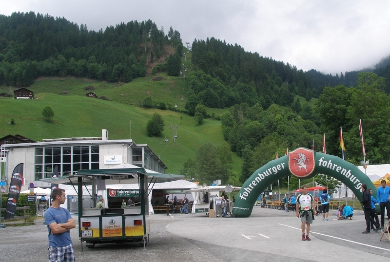 Das Zielgelände bei der Talstation der Diedamskopfbahn erwartet die Läuferinnen und Läufer und viele Festbesucher