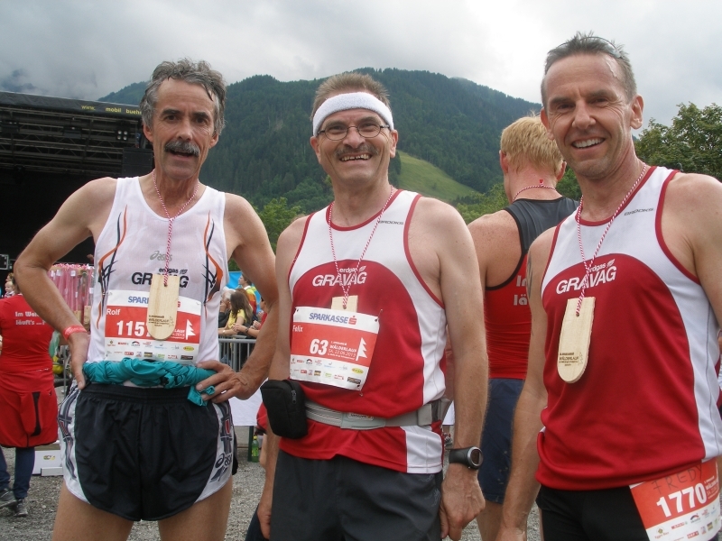 Die drei Milas bleiben unter einer Stunde: Rolf, Felix und Fredy