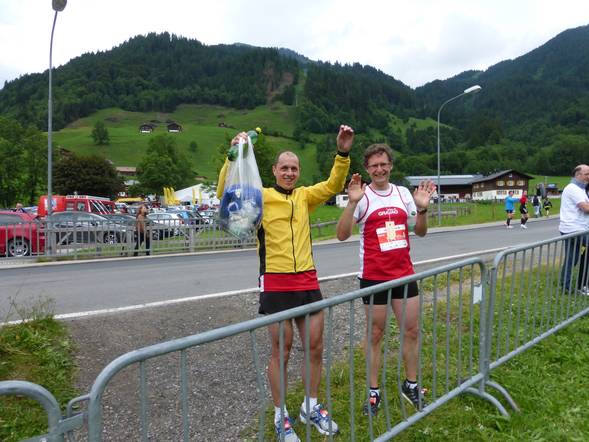 Heinz und Thomas als Fans