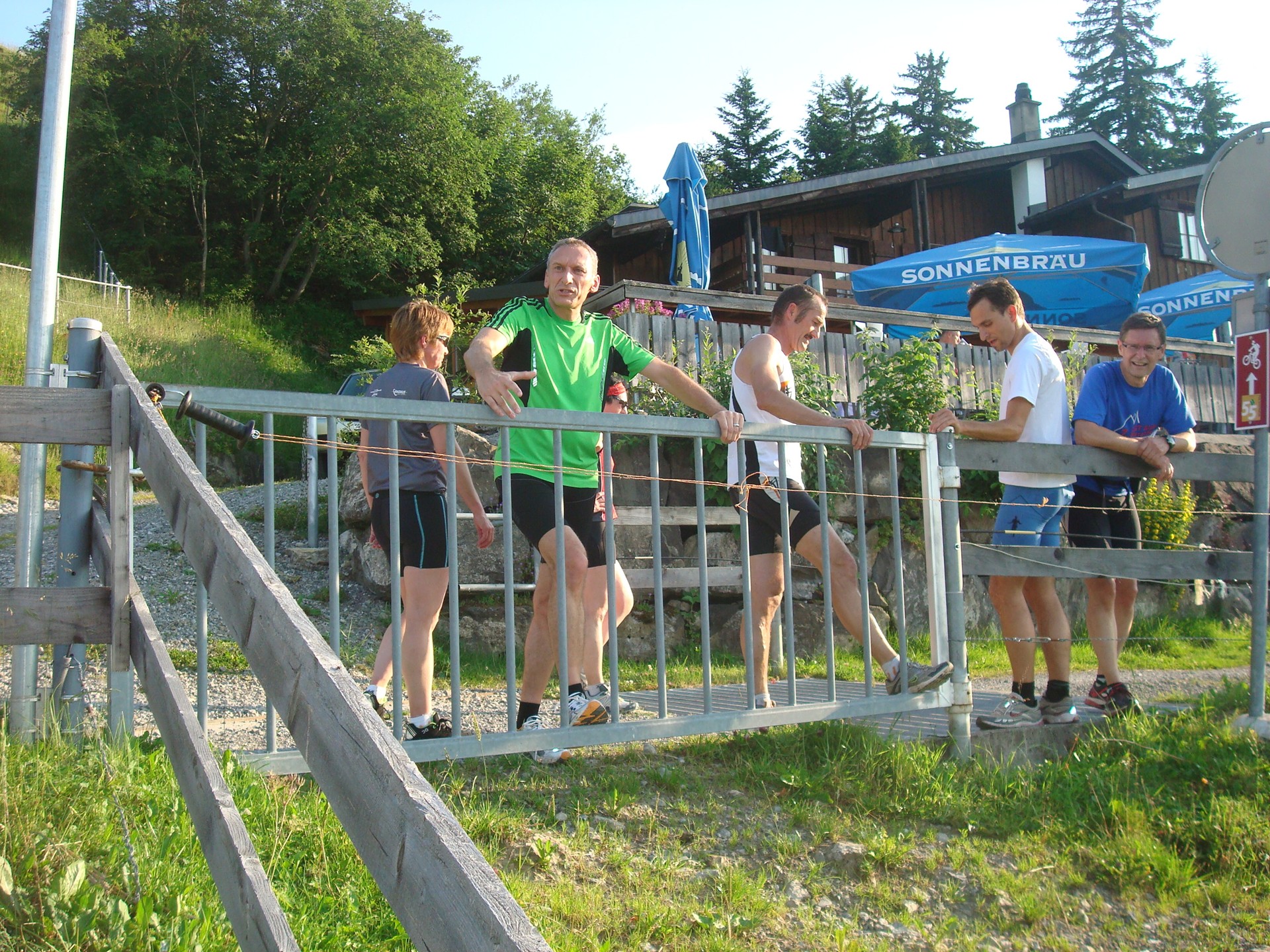 Aufstieg geschafft und schöner Aussicht belohnt