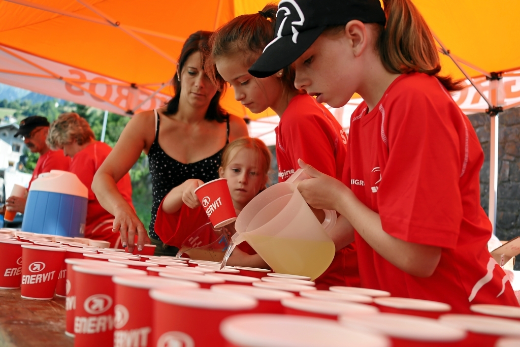 Trinken in der Hitze war sehr wichtig
