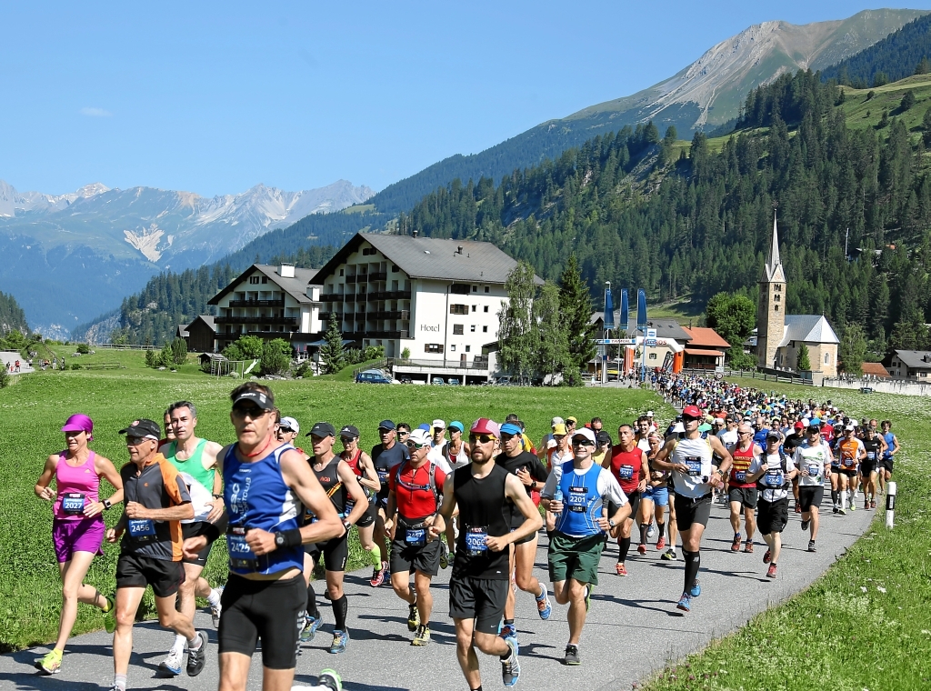 Start zum K42 in Bergün