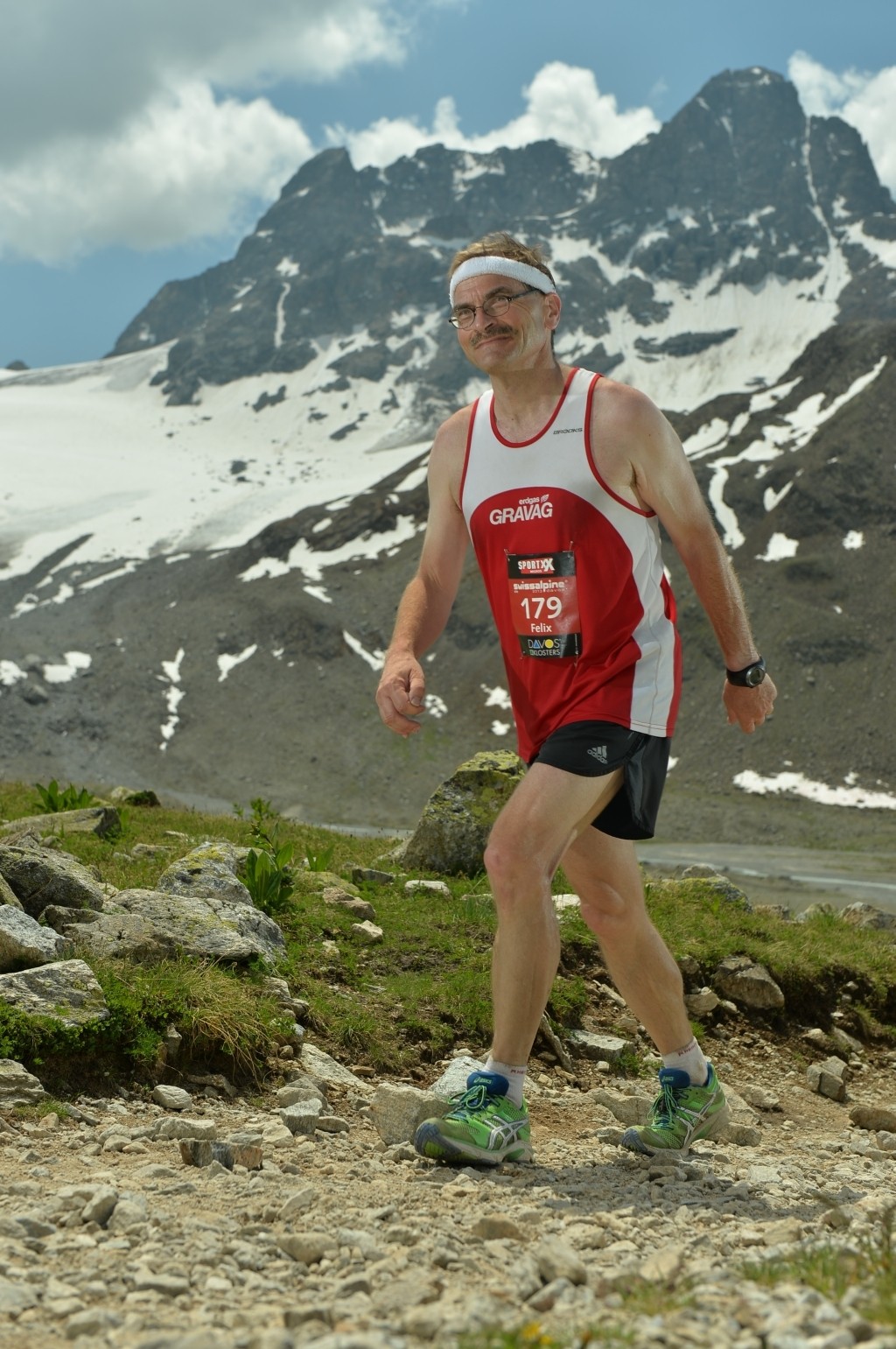 Felix im Aufstieg zur Keschhütte