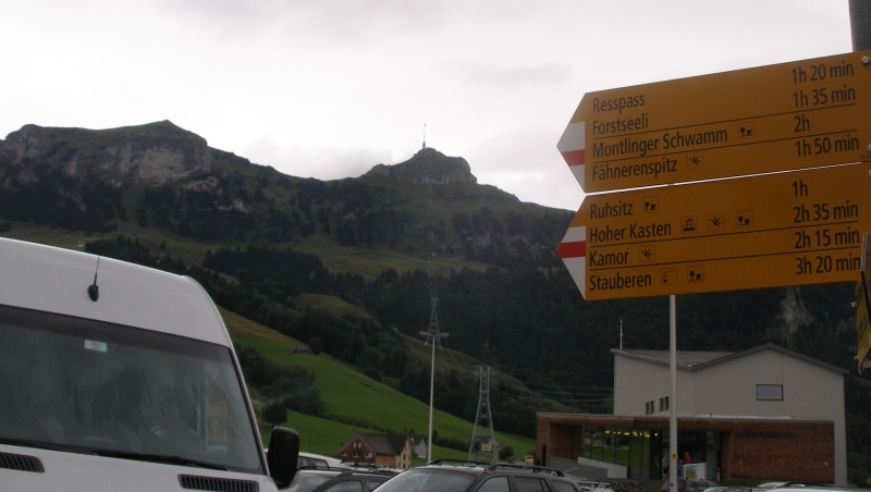 Wanderer waren an diesem Sonntagmorgen eher wenig unterwegs.