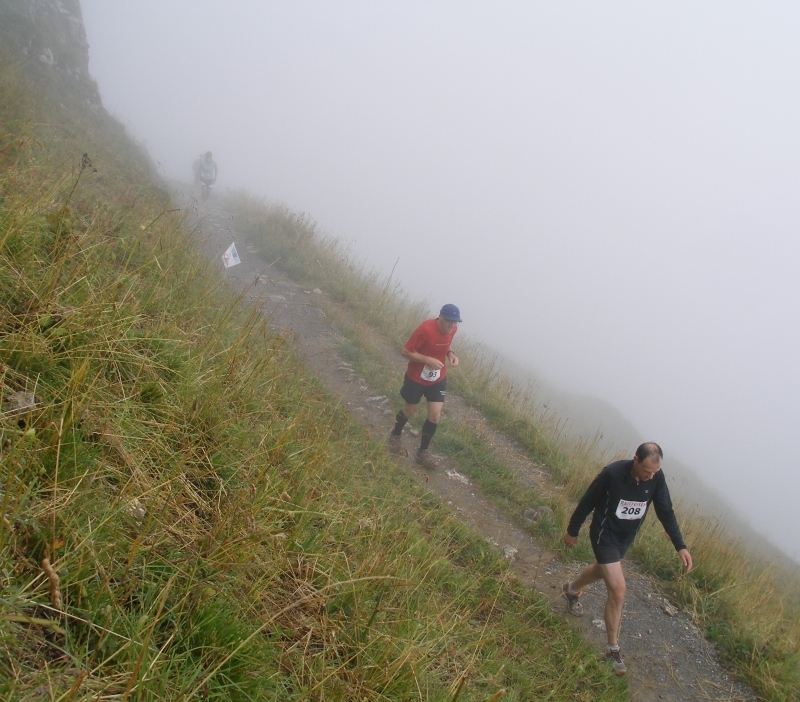 Blick Richtung Rheintal und damit in die Nebelsuppe