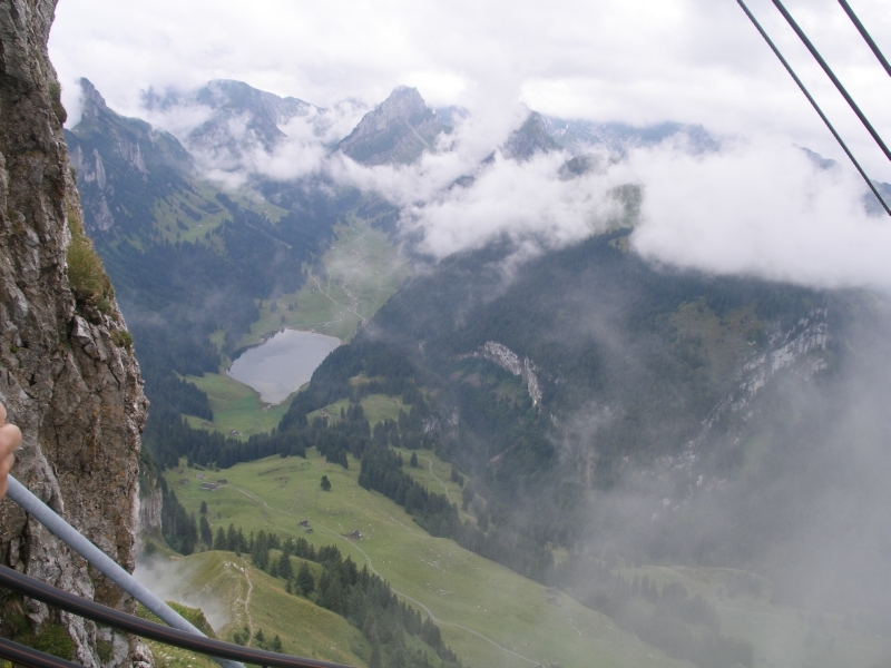 Bedingte Aussicht Richtung Sämtissersee.