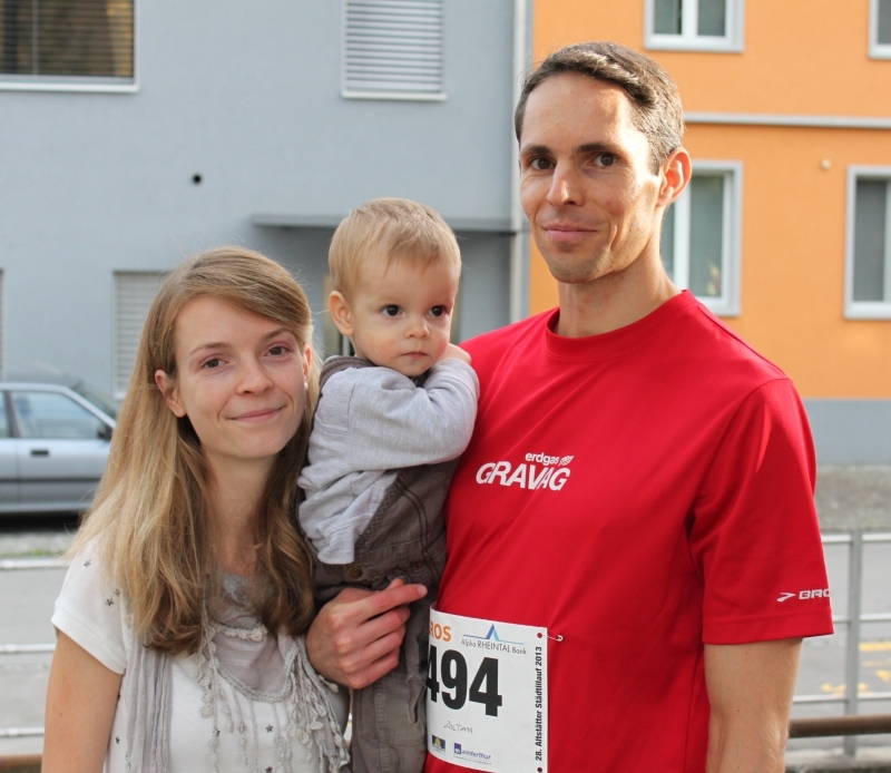 Zoltan und Gabi mit Sohn
