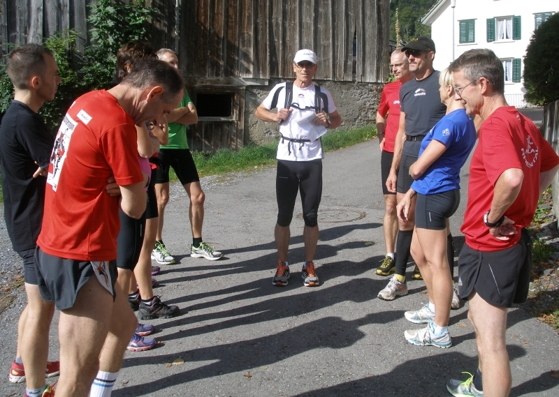 Berni begrüsst die Mila’s zu Erlebnislauf 2013 in Oberschan