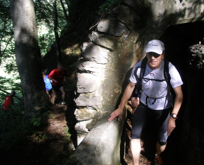 Berni im Aufstieg zum Dach der Festung