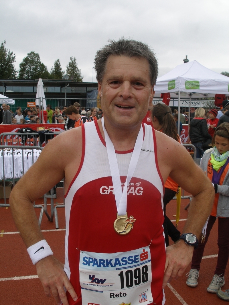 Auch Reto gelingt mit 3:20 Std. eine neue Marathonbestzeit.