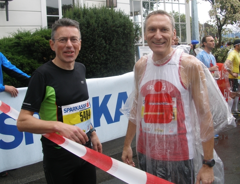 Markus und Helmut an der Startlinie