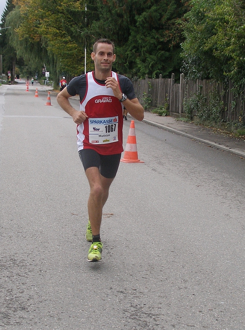 Mathias auf den letzten Kilometern