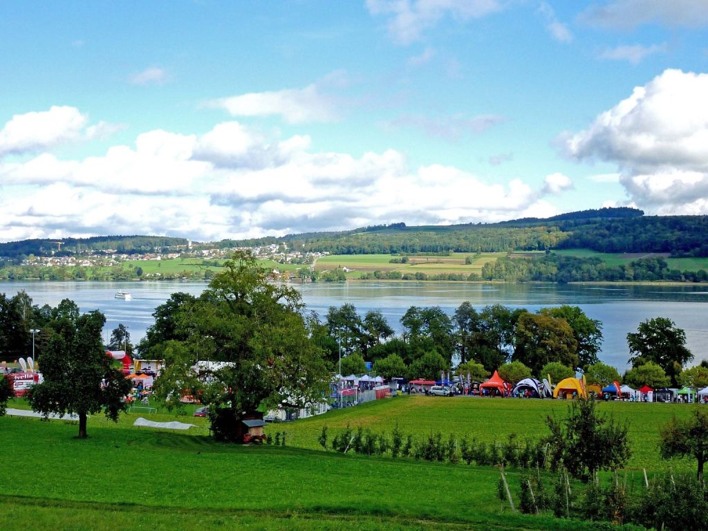 Zielgelände am schönen Hallwilersee