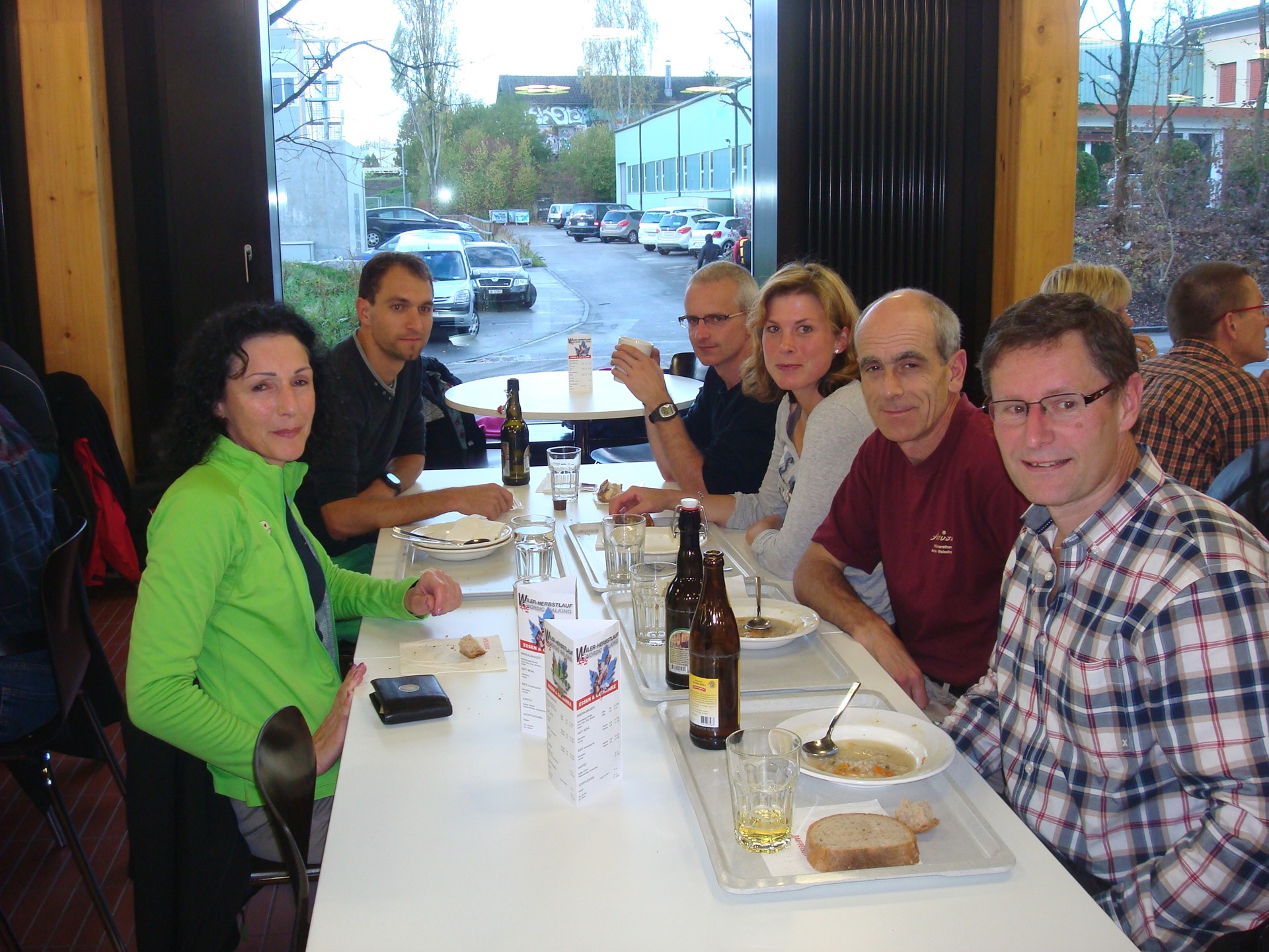 Auch das gemütliche Zusammensein gehört dazu.