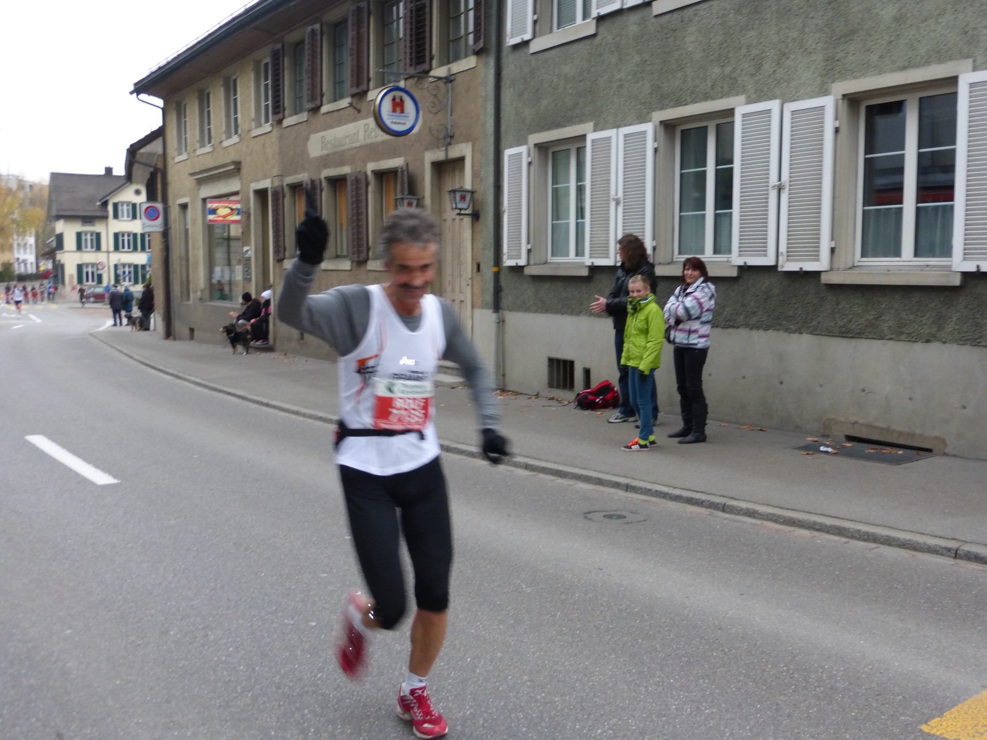 etwas unscharf ,doch Rolf ist happy