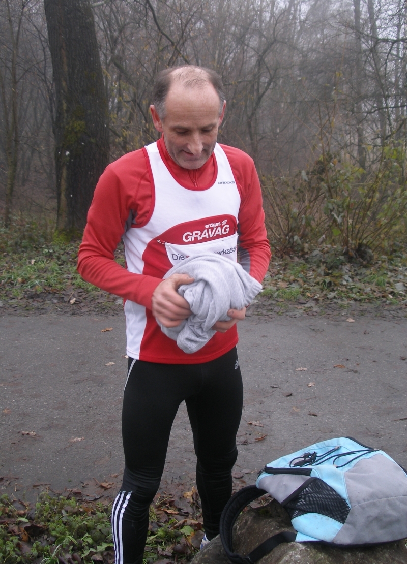 Markus I. macht sich startklar