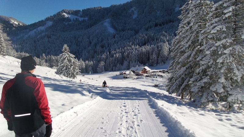 Blick hinunter zur Millrütte