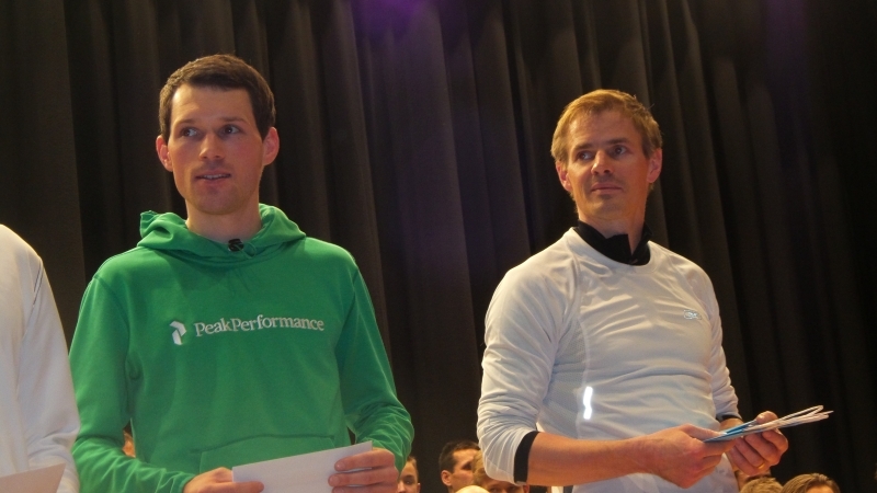 Stefan Schmauder und Martin Leemann bei der Siegerehrung