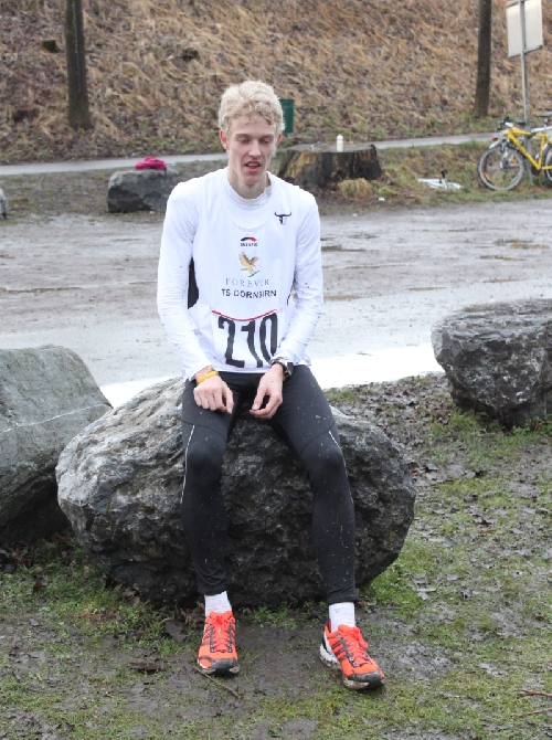 Jakob Mayer aus Dornbirn, war ausser Konkurrenz dabei, ihm gehört die Lustenauer Crosslaufzukunft!