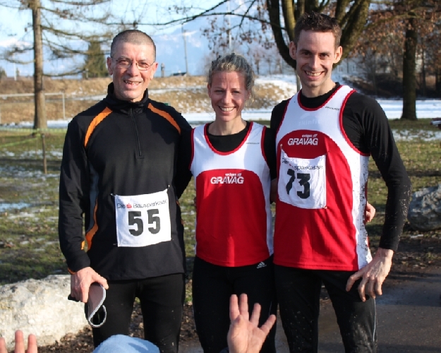 Nejdet mit den Crosslauf-Heroes Denise und Mathias