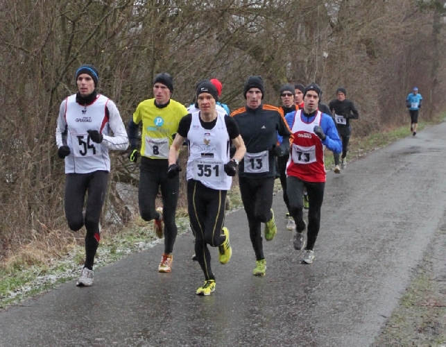 Die Spitze beim 3. Cross