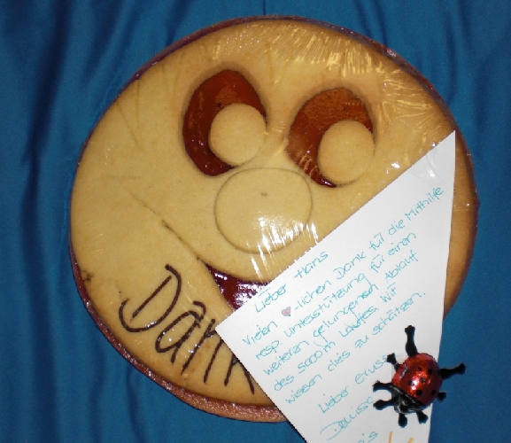 Ein feines Dankeschön für die Helfer