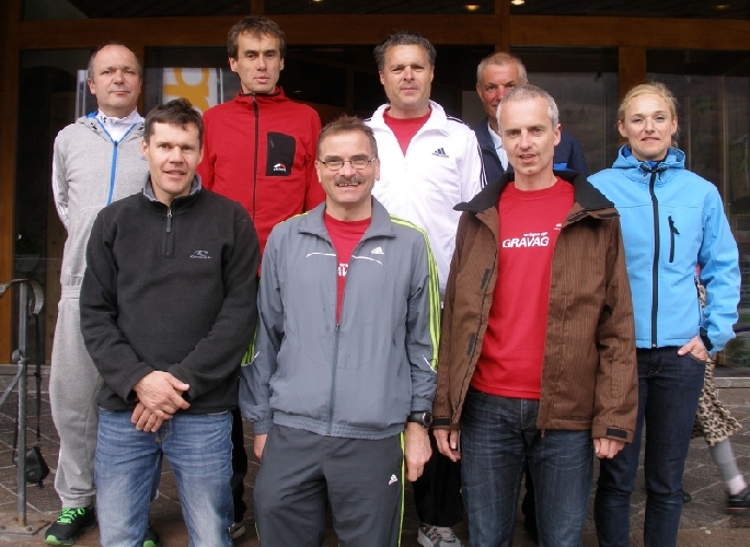 Rheintaler Marathonis von Zürich (Fahrgemeinschaft): Die 4 Mila mit Erwin Frei, Roland Gächter, Martin Loher und Doris Göldi
