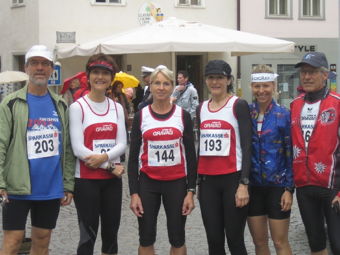 Alle sind Guten Mutes vor dem Start (es fehlen Helmut und Igi)