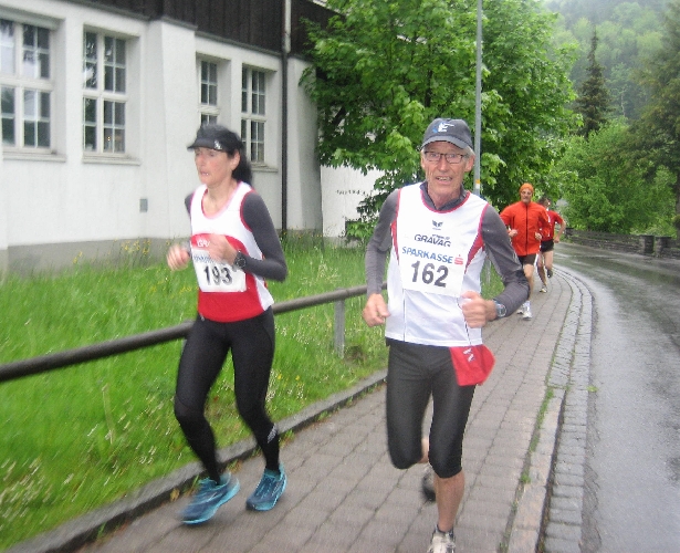 Rina und Erwin auf dem 2.Kilometer