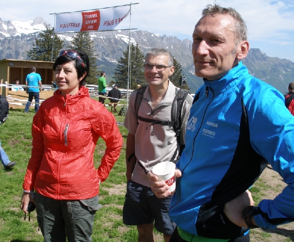 Myriam und Helmut mit Mila-Freund und Begleiter Horst