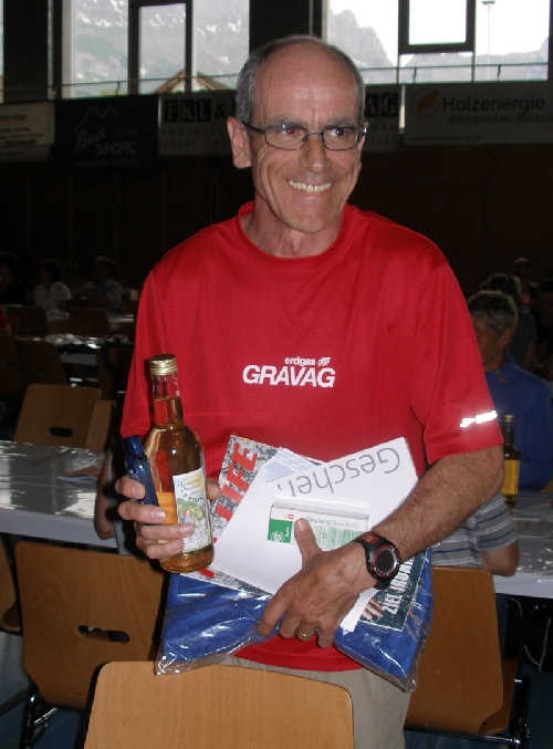 Kaum zu halten die vielen Geschenke und Preise