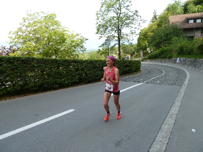 Denise Zimmermann auf dem Weg zu Platz zwei bei den Frauen