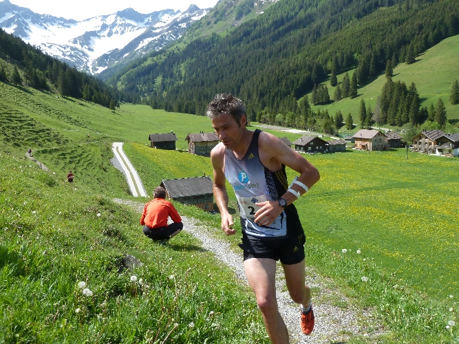 Bruno Heuberger läuft im Marathon auf Platz 3