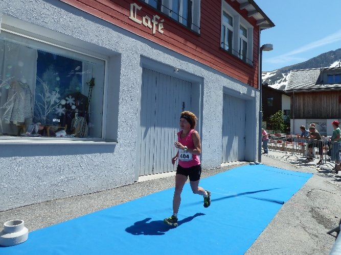 Auch Wendy Widmer hat den Marathon geschafft