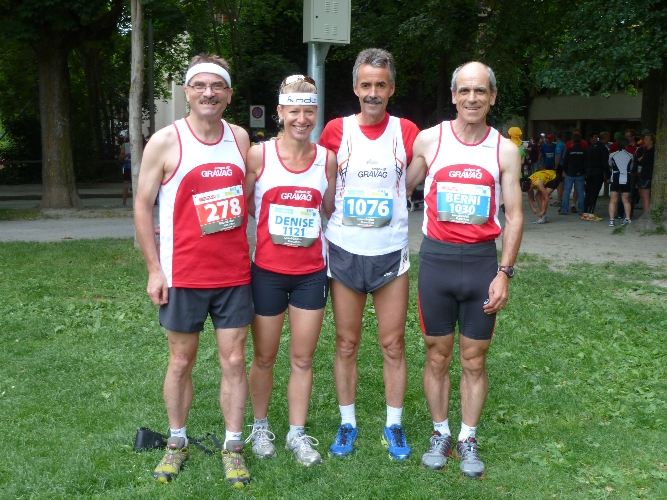 MILA Kleeblatt vor dem Start in Chur
