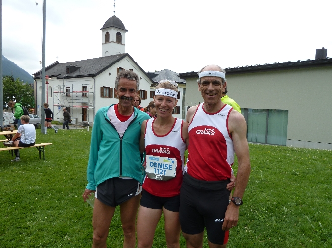 Die 3 glücklichen Mila-Podestläufer.