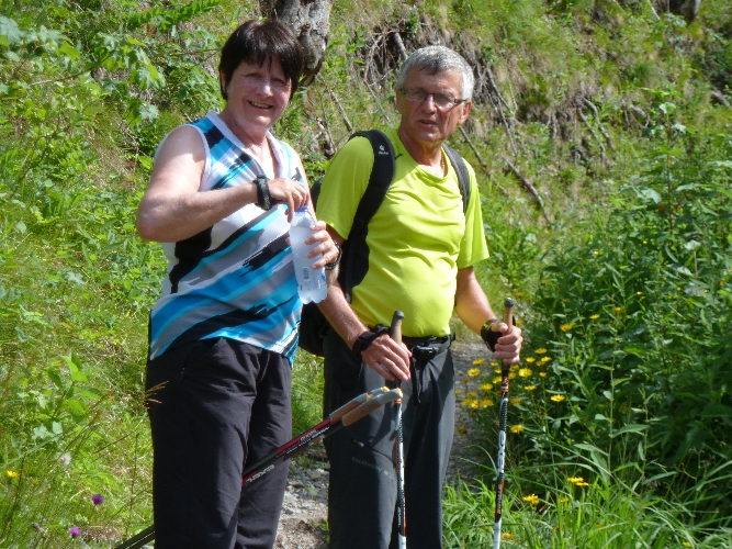 Die treuen Fans Brigitte und Sepp