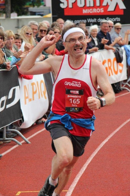 Freude pur über seine Leistung