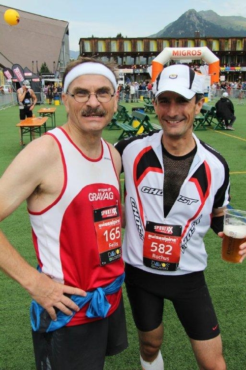 Felix und Rochus Kobler, er wuchs im Rheintal auf.