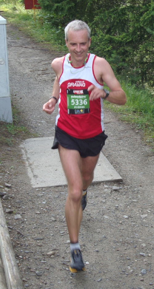 Andreas unterwegs beim Bahnhof Wiesen am K30