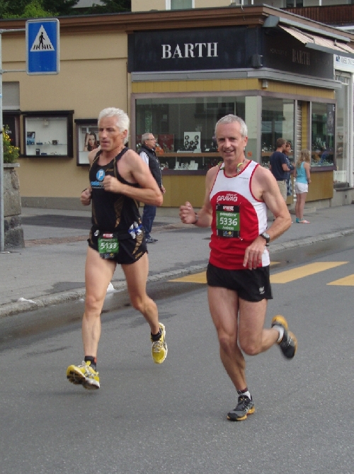 Andreas nach dem Start in Davos