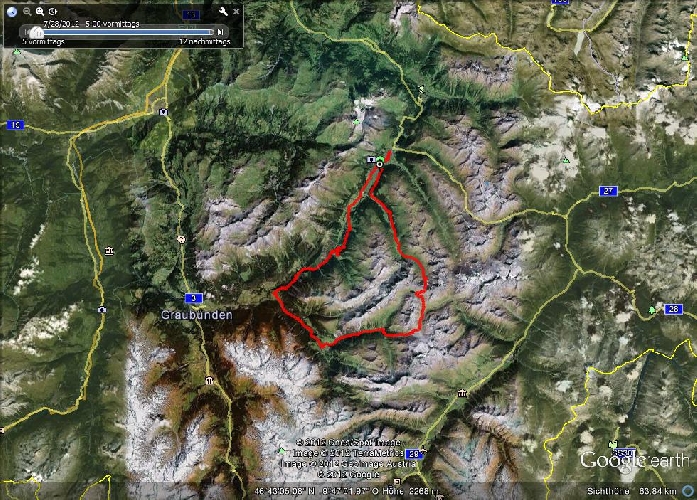 Die K78-Strecke 2012